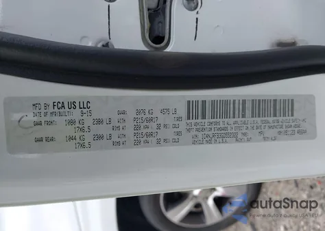 2016 Jeep Patriot High Altitude Edition из США, поврежденный, VIN 1C4NJRFB3GD552322